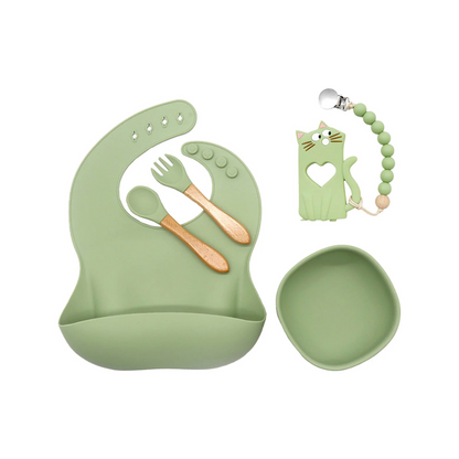 Set Alimentación March Silicona - Verde