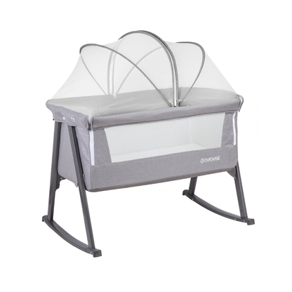 Cuna Moisés Balancín con Mosquitero - Gris | Bebesit