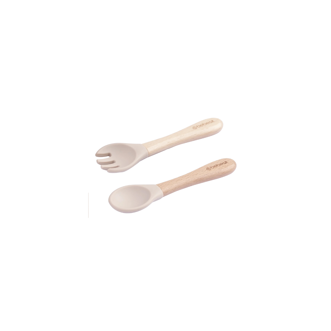 Set Alimentacion Elefante Silicona - Beige