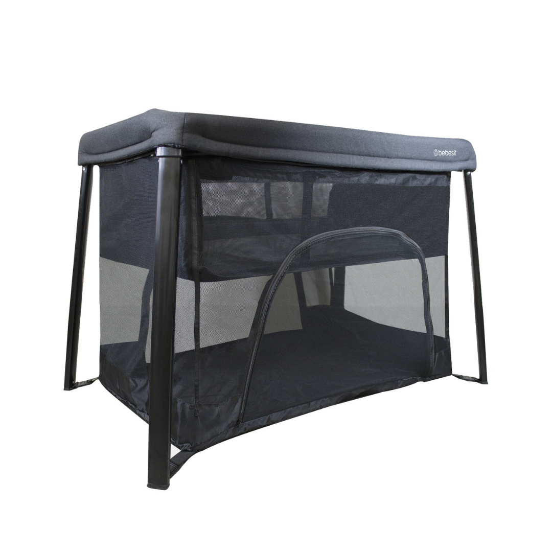 Cuna Corral 3 en 1 Eclipse Safe & Sleep - Negro | Bebesit