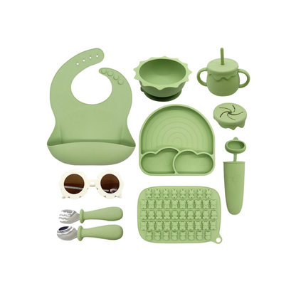 Set Alimentación Summer Silicona - Verde