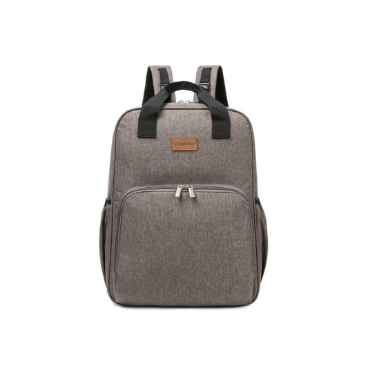 Mochila Maternal 3 En 1, Pañalera, Cuna y Mudador Portátil - Gris | Bebesit