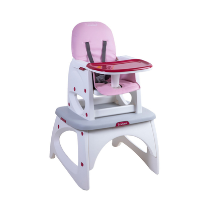Silla de Comer Escritorio Balancín Eat&Swing - Rosa | Bebesit