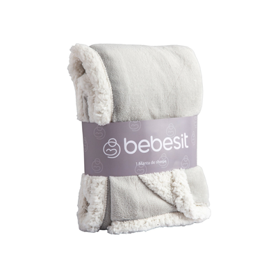 Manta Sherpa - Gris | Bebesit