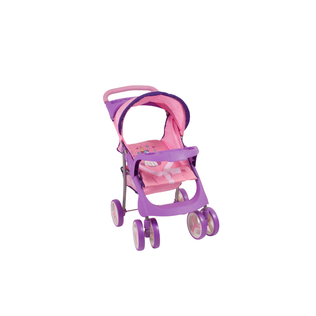 Juguete Coche Travel Muñeca con Cuna - Unicornio