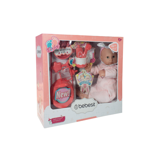 Muñeca Bebé 42 cm con Accesorios - Olivia | Bebesit
