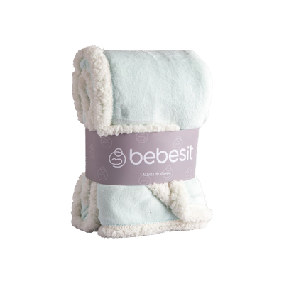 Manta Sherpa - Celeste | Bebesit