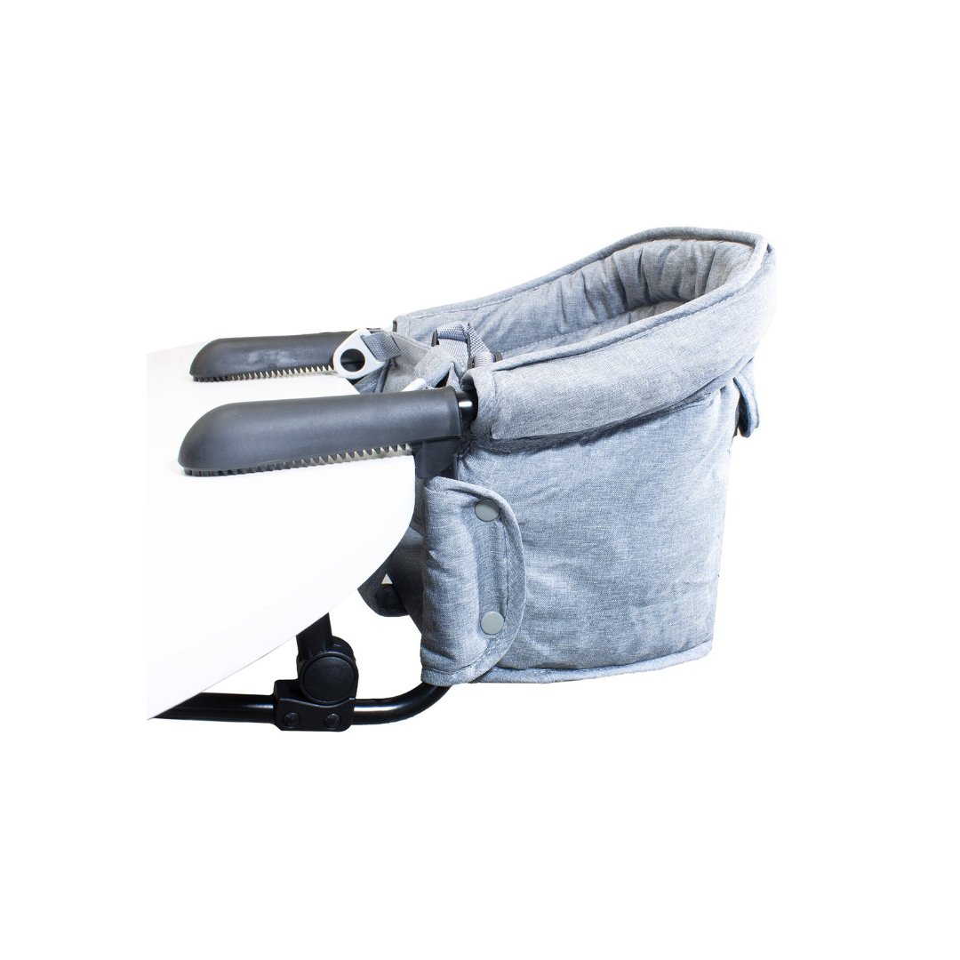 Silla de Comer Eat & Bear - Sujeción de Mesa Portable - Gris | Bebesit