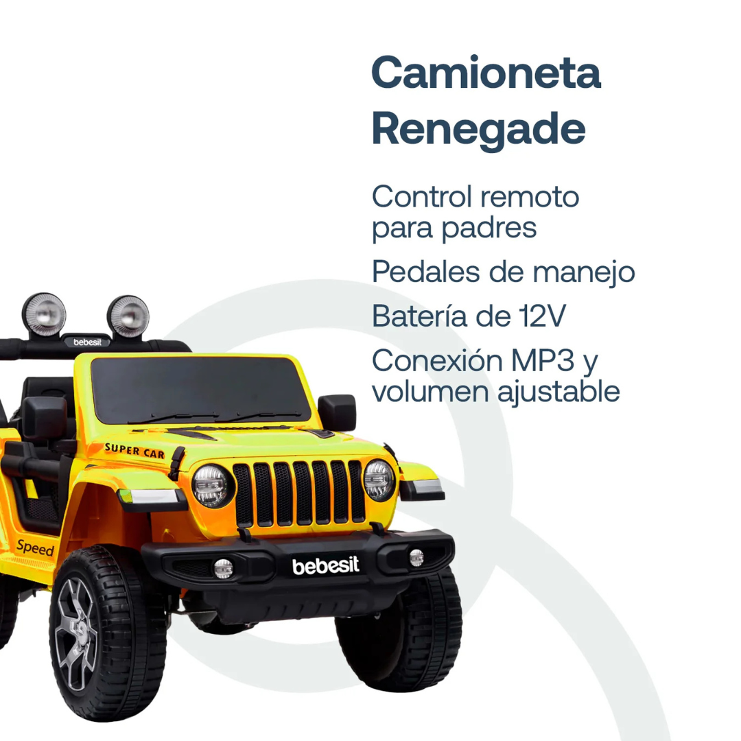 Camioneta Renegade - Amarilla