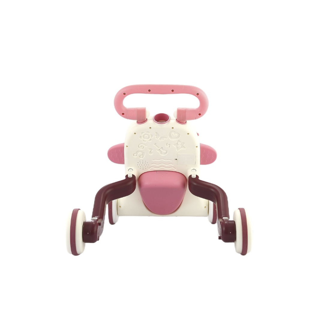 Correpasillo Caminador 2 en 1 - Rosado | Bebesit