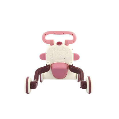 Correpasillo Caminador 2 en 1 - Rosado | Bebesit