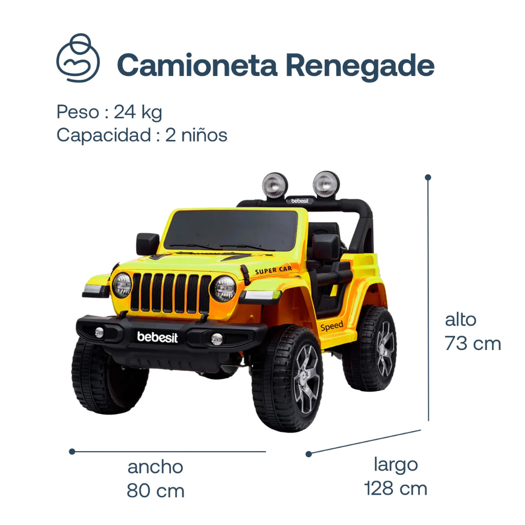 Camioneta Renegade - Amarilla