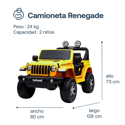 Camioneta Renegade - Amarilla