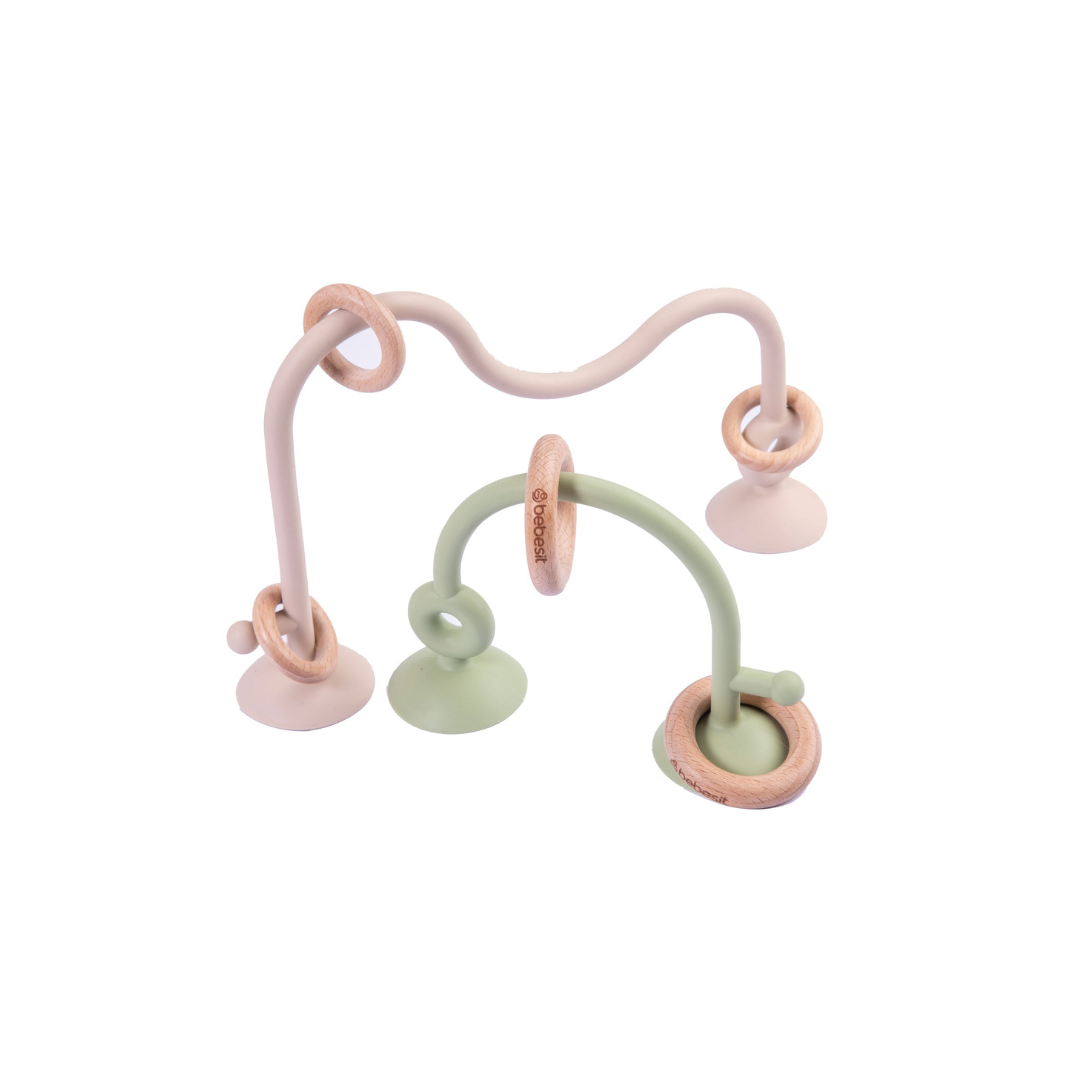 Juego Puzzle para Silla de Comer Montessori - Verde | Bebesit