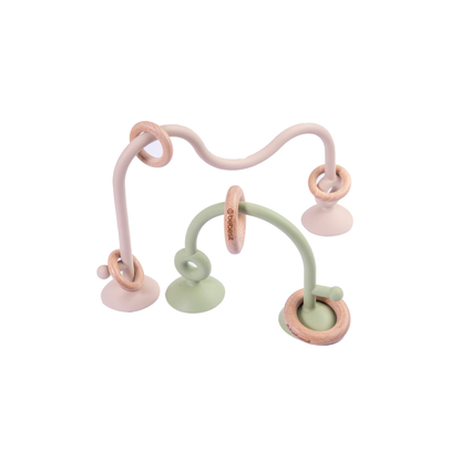 Juego Puzzle para Silla de Comer Montessori - Verde | Bebesit