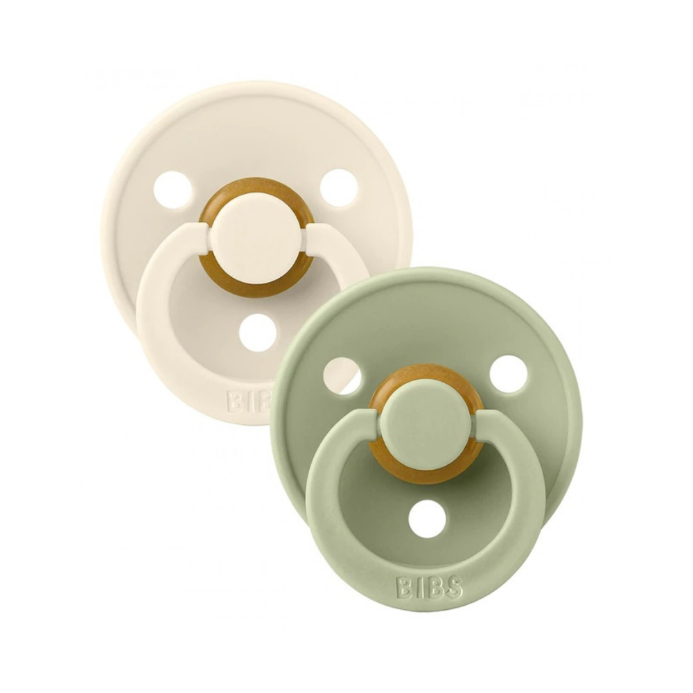 Pack de 2 Chupetes - Ivory & Sage | BIBS