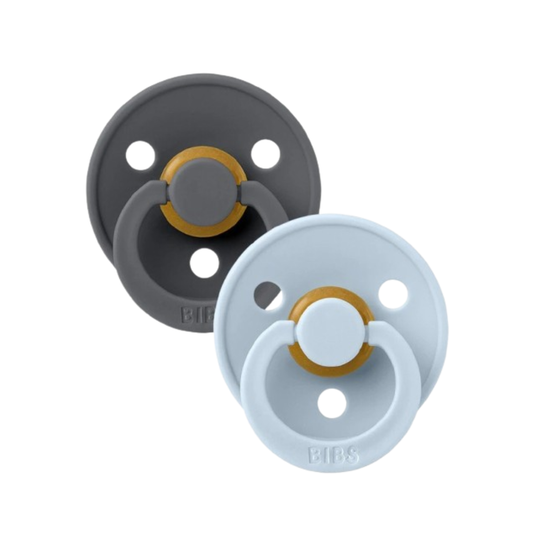 Pack de 2 Chupetes - Iron & Baby Blue | BIBS