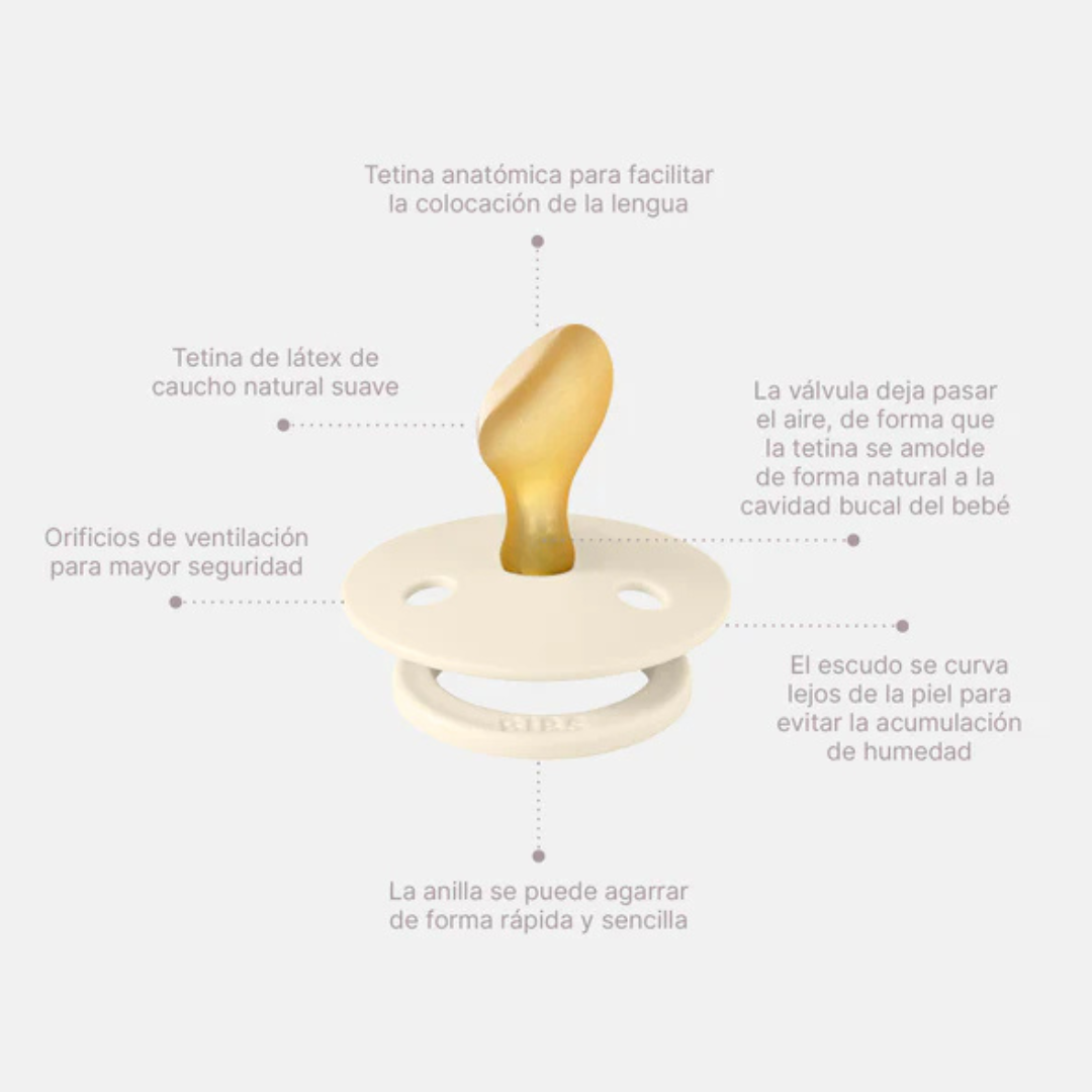 Pack de 2 Chupetes - Iron & Baby Blue | BIBS