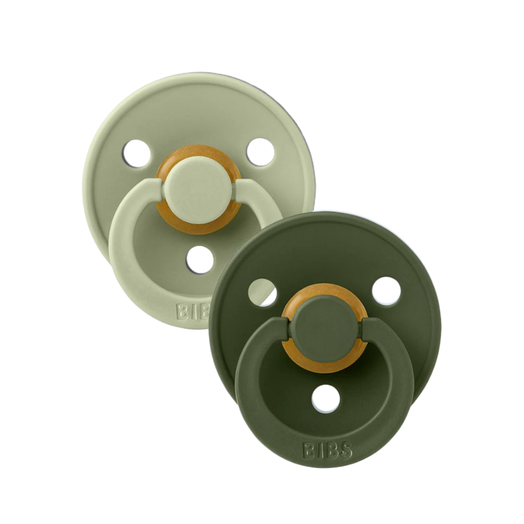 Pack de 2 Chupetes - Sage & Hunter Green | BIBS