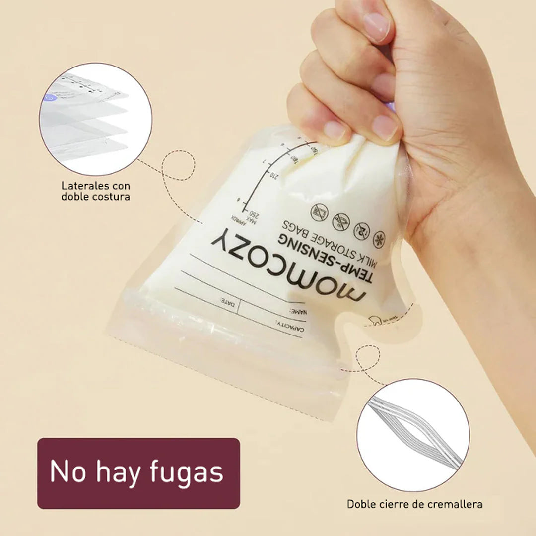 Bolsas para Almacenar Leche Materna con Boquilla - 60 unidades