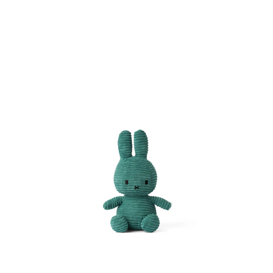 Peluche Miffy Eco Corduroy 23 cm - Verde | Bon Ton Toys