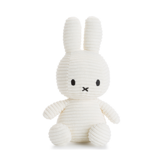 Peluche Miffy Eco Corduroy 70 cm - Blanco | Bon Ton Toys