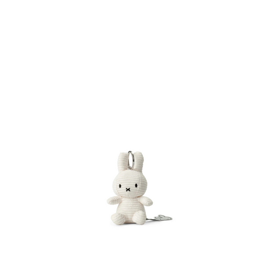 Peluche y Llavero Miffy Eco Corduroy 10 cm - Blanco | Bon Ton Toys