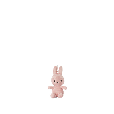 Peluche y Llavero Miffy Eco Corduroy 10 cm - Rosa | Bon Ton Toys