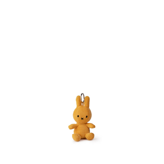 Peluche y Llavero Miffy Eco Corduroy 10 cm - Amarillo | Bon Ton Toys