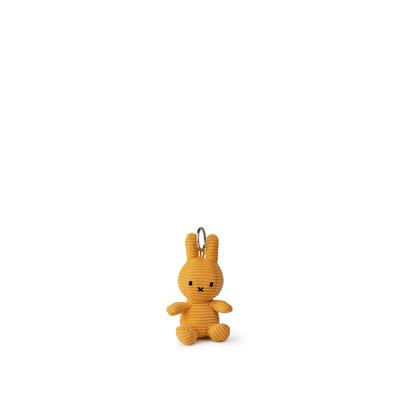 Peluche y Llavero Miffy Eco Corduroy 10 cm - Amarillo | Bon Ton Toys