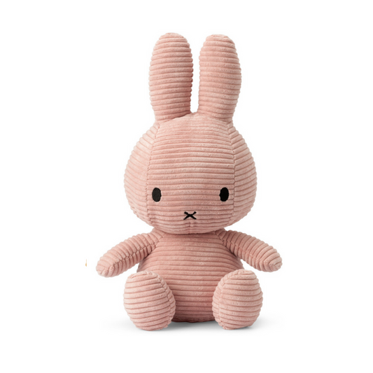 Peluche Miffy Eco Corduroy 70 cm - Rosa | Bon Ton Toys