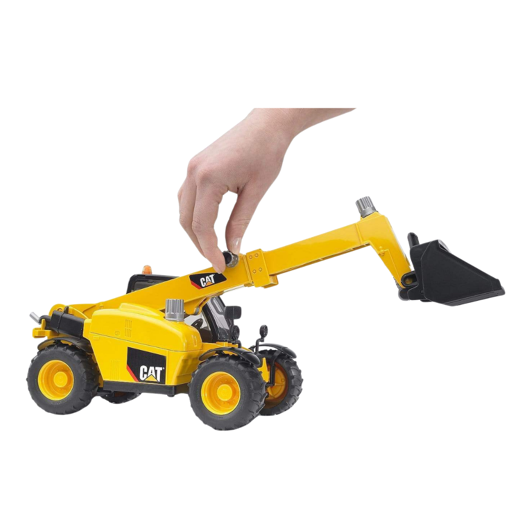 Manipulador Telescópico CAT 02141 - Escala 1:16 | Bruder