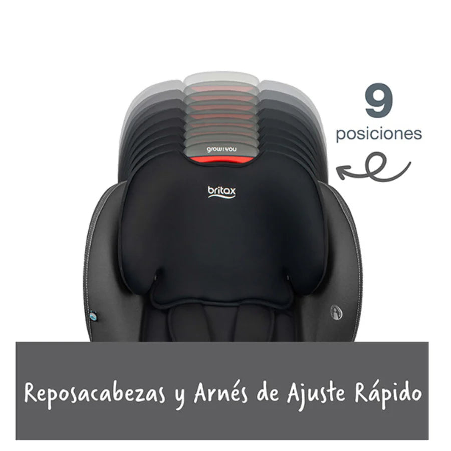 Silla Auto Butaca Grow With You - Mod Black