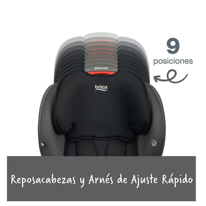 Silla Auto Butaca Grow With You - Mod Black