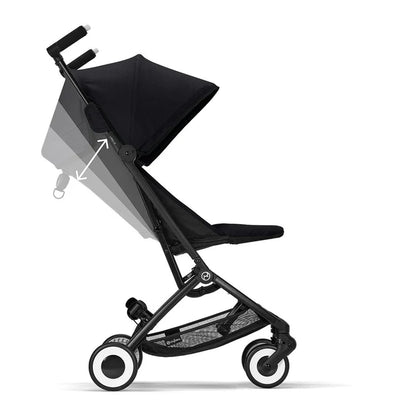 Travel System: Libelle Car + Aton G Chair + G Base - Moon Black