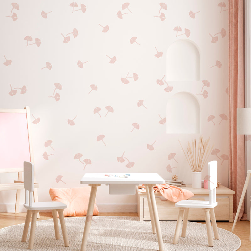 Decorative Wall Stickers - Pink Gingko