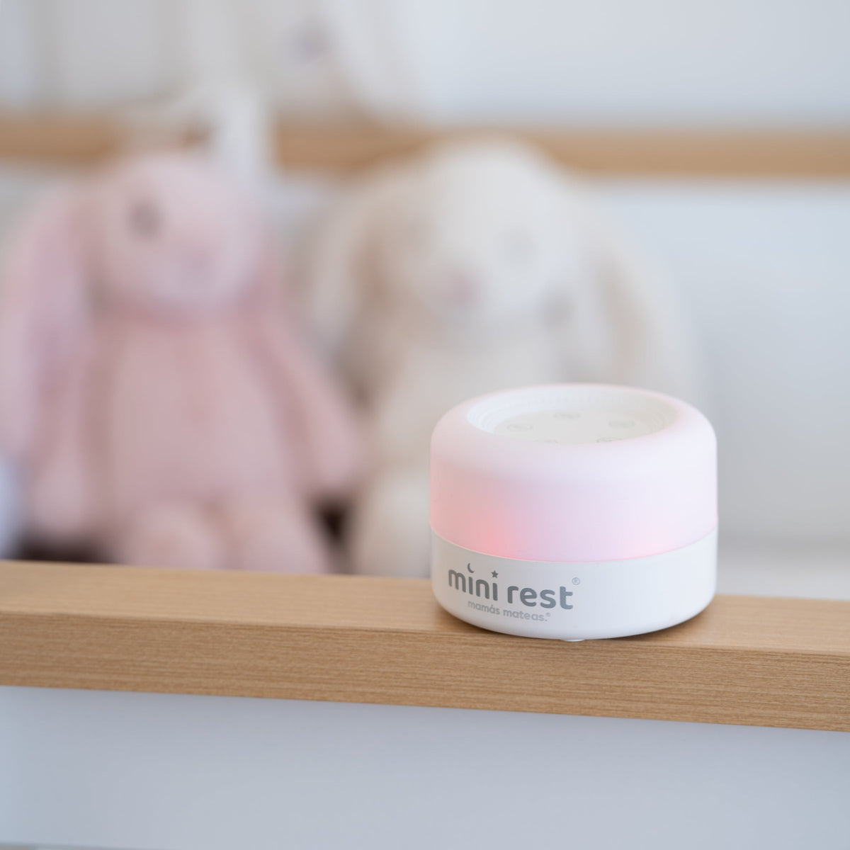 Mini Rest de Mamás Mateas, máquina de sonidos de la naturaleza y ruido blanco para bebé