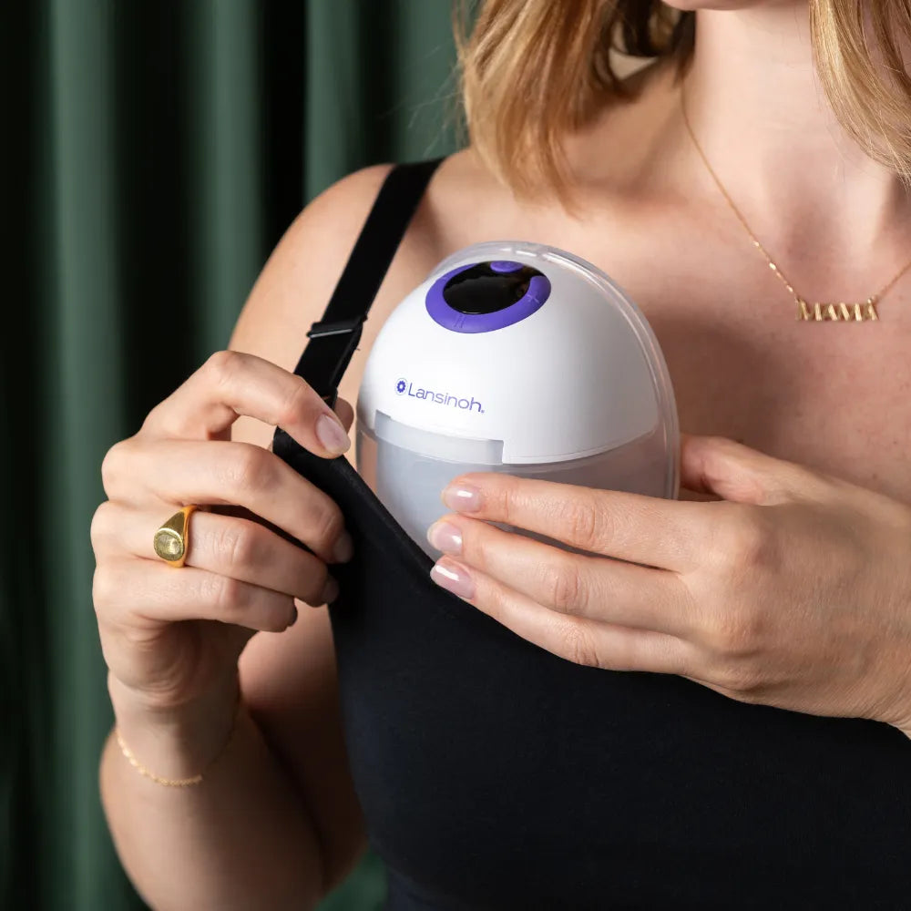 Extractor Eléctrico Portátil Discreetduo - Blanco | Lansinoh