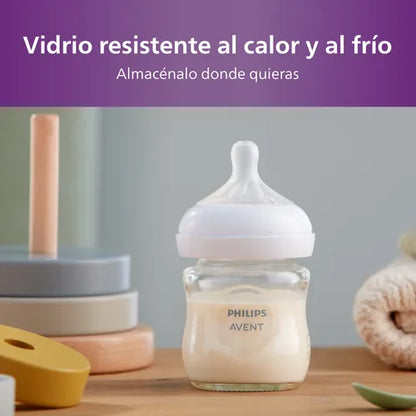 Mamadera Vidrio Natural Response - 120 ml | Philips Avent
