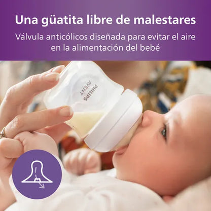 Pack 2 Mamaderas Natural Response - 125 ml | Philips Avent