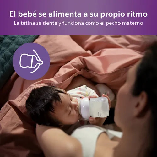 Pack 2 Mamaderas Natural Response - 125 ml | Philips Avent