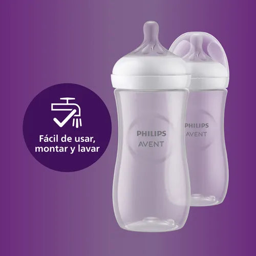 Pack 2 Mamaderas Natural Response - 330 ml  | Philips Avent