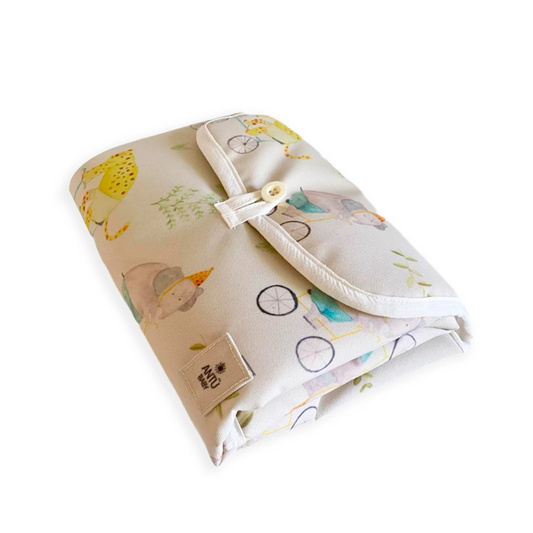 Mudador Portátil - Leopardos y Elefantes | Antü Baby