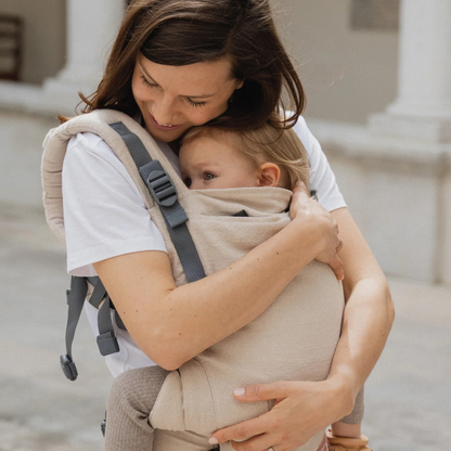 Mochila de Porteo Ergonómica - Boba X - Lino Pampas Beige