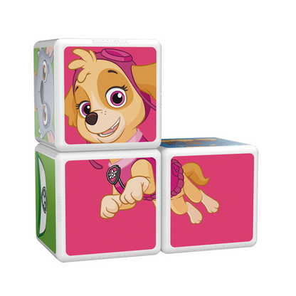 Cubos Magnéticos MAGICUBE Paw Patrol - Chase, Skye y Rocky (3 cubos)