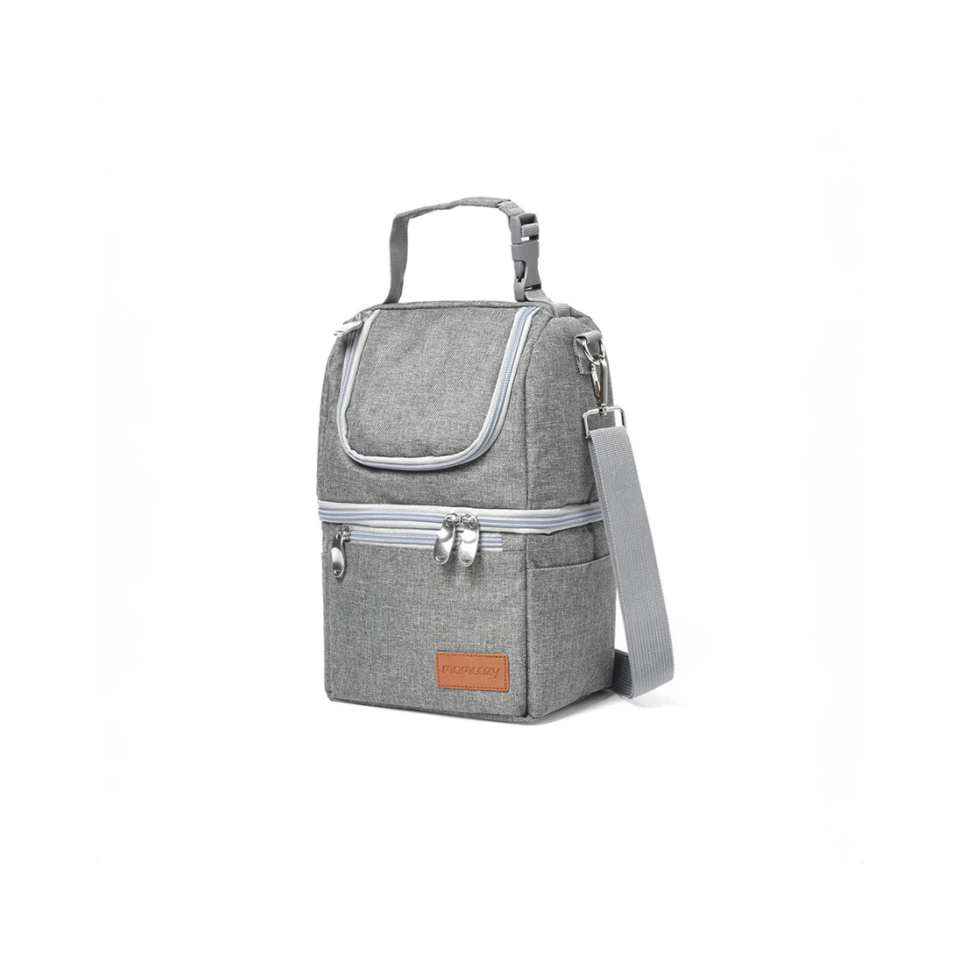 Bolso Cooler para Leche Materna - Gris