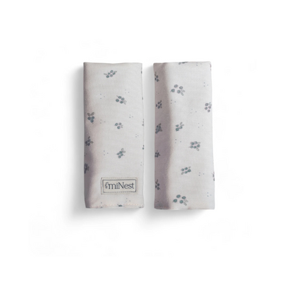 Protector de Tirantes - Blossom nube y Gris (Reversible)