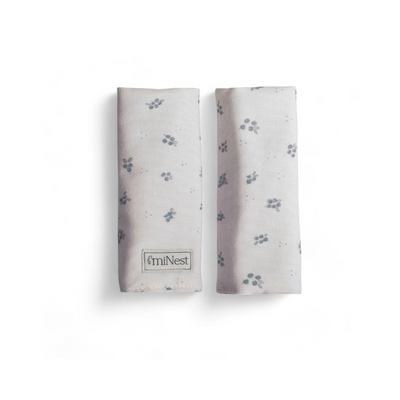 Protector de Tirantes - Blossom nube y Gris (Reversible)