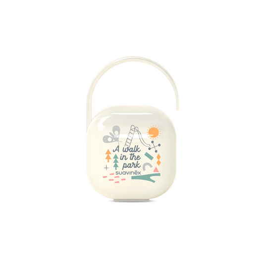 Portachupetes Walk - Blanco | Suavinex