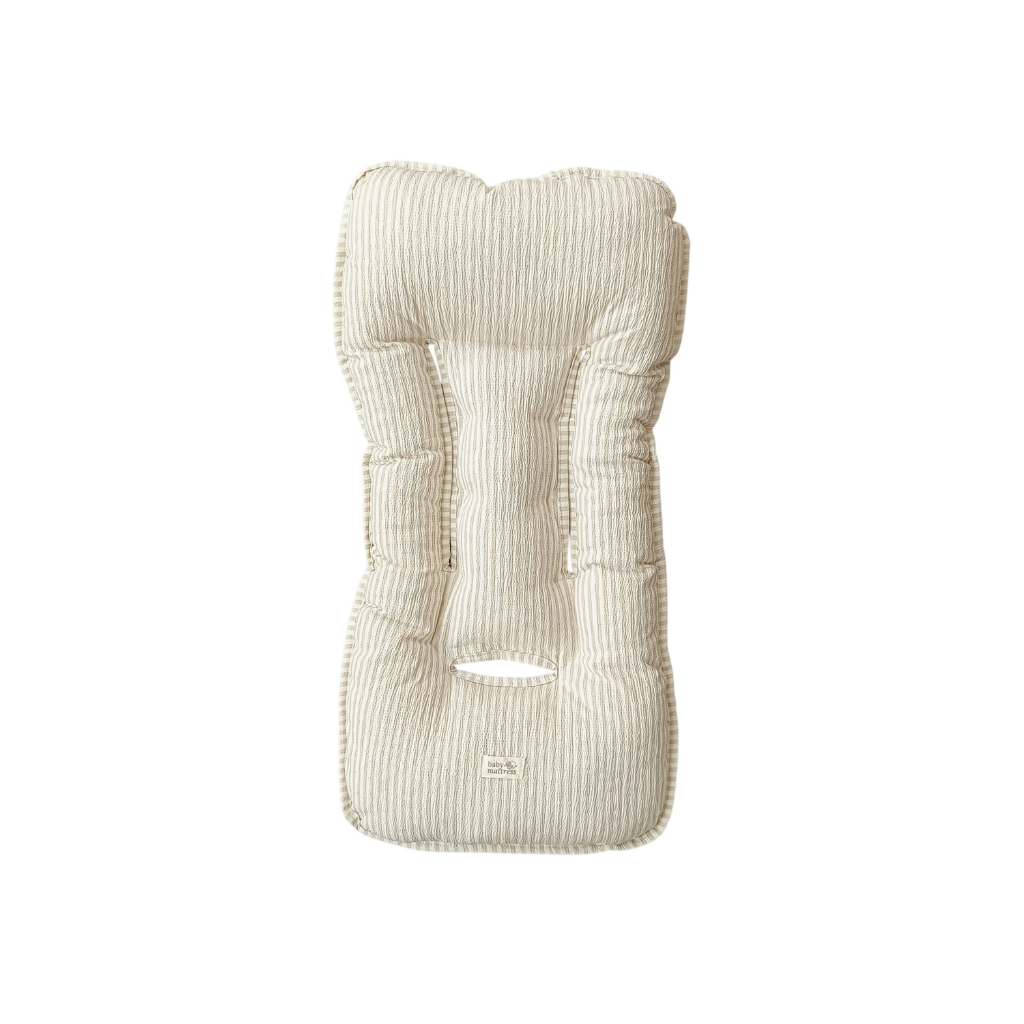 Cojín para Coche - Beige Rayas | Baby Mattress